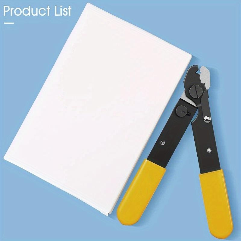 Single Hole Fiber Optic Cable Stripper Clamp Fiber Stripping Pliers Wire Stripper
