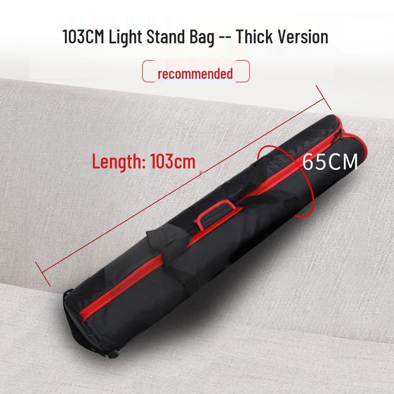 Portable Thickened Light & Tripod Stand Storage Bag for Photography & Live Broadcast Equipment