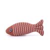 Catnip Seafood Fish Cat Teaser Toy - Boredom & Teething Relief, Bite-Resistant for Kittens & Cats.