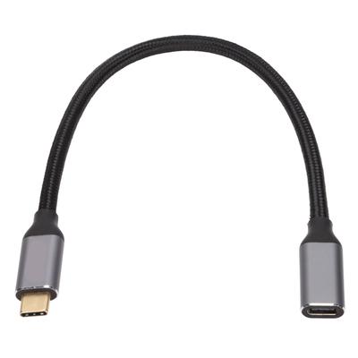4K 100W PD 5A USB 3.2 GEN2 USB C Extension Cable Male To Female Type C Extender Cord