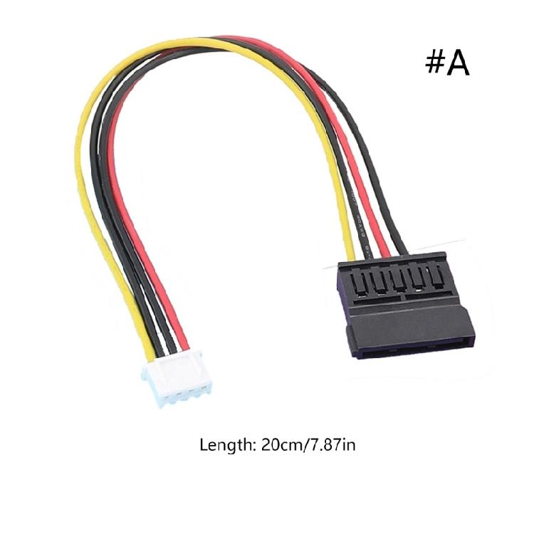 Solid XH2.5mm To Female Power Cable For Long Last Use In Tight Space Power Extension Cable 7.87inch/15.75inch