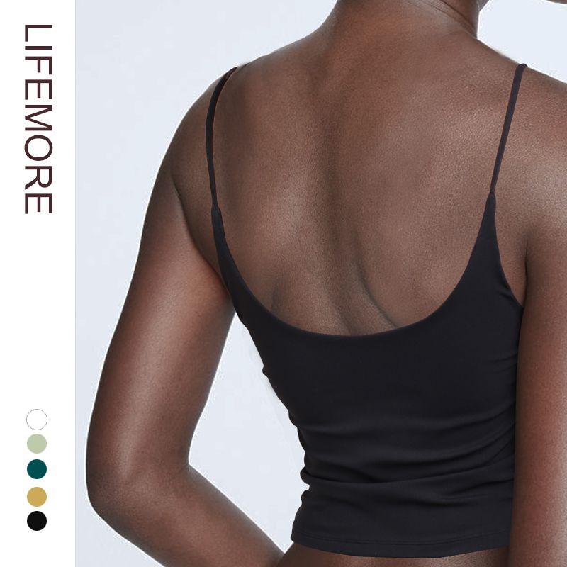 

Yoga Outwear Sling Integrated Sports Running Chest Pad L Black