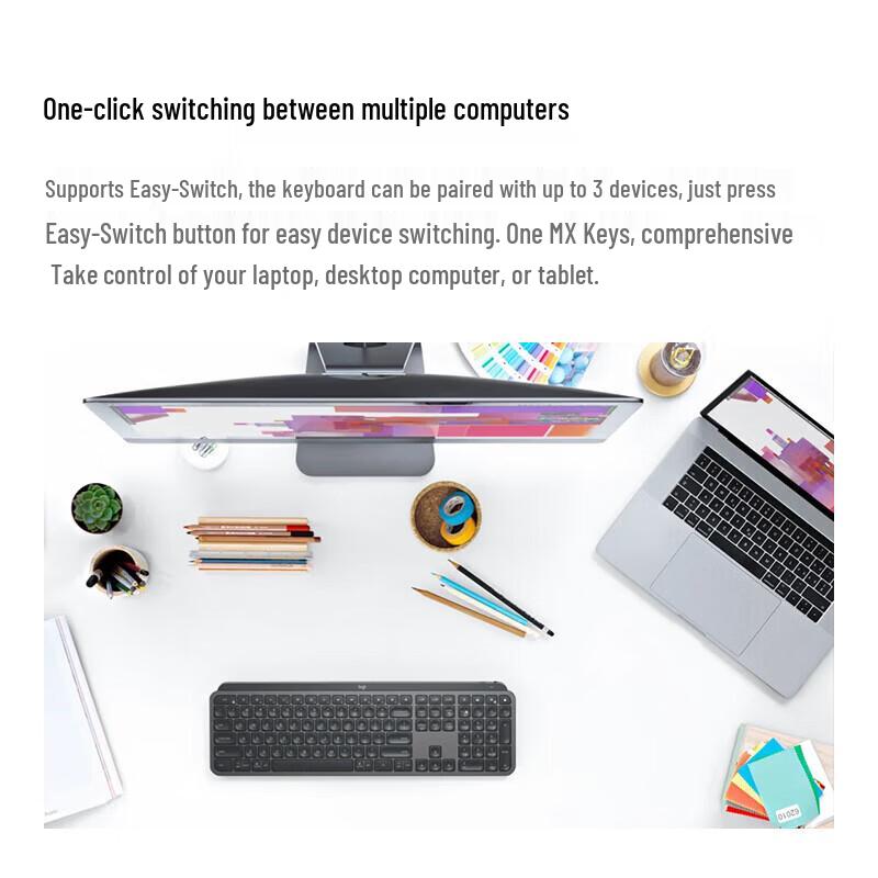 Logitech MX Keys Advanced Wireless Illuminated Keyboard