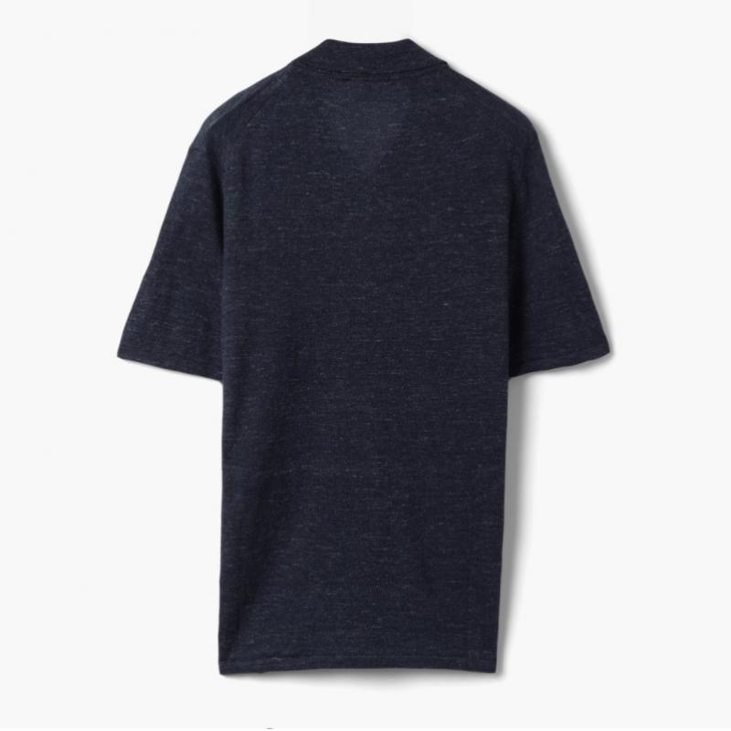 Roberto Collina Polo Knit Navy Rcf1m50004a72