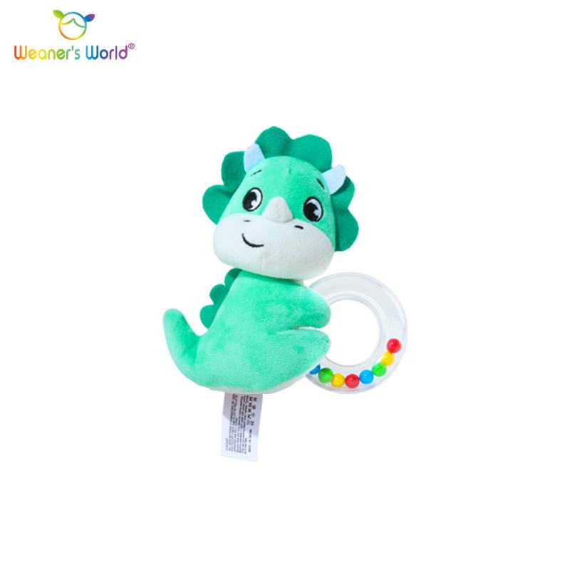

Вот пересмотренное название продукта: Weaners World Детская плюшевая погремушка-кольцо - Успокаивающая игрушка для захвата для детей 0-1 года.