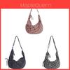 Retro Plaid Shoulder Bag For Women With Nylon Material And Zipper Closure Perfect For Daily Use