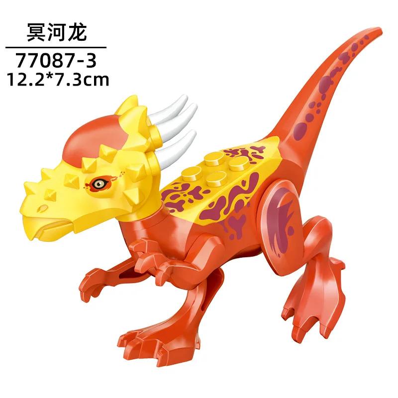 Dinosaur Jurassic World Tyrannosaurus Rex Velociraptor Tyrannosaurus building blocks animal toys building blocks children's gift