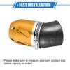 VekAuto Motorcycle Air Filter 26/35/42/48mm ID 90x60mm Motorcycle ATV Durable Aluminum Alloy Gold Color
