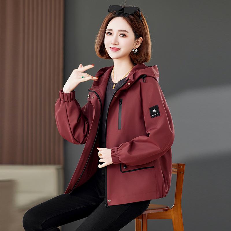 

Модный плащ 2025 года для весны и осени для миниатюрных женщин - GE2503 XL 125-135 lbs