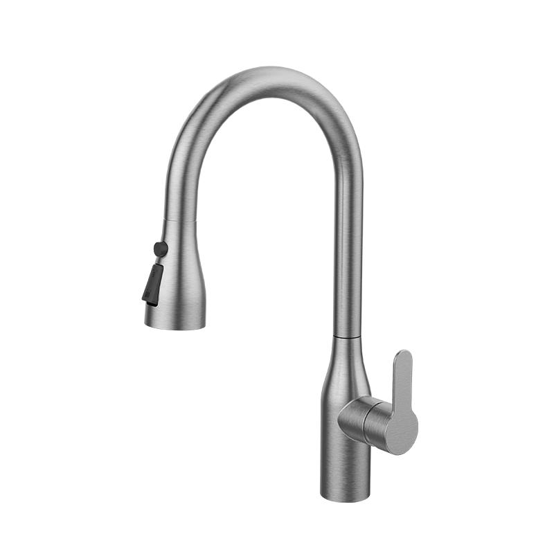 Jomoo 304 Stainless Steel Pull-Out Kitchen Faucet