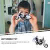 1/12 Police Motorcycle Toy Car Model Child Pull Back Motorbike Toy