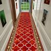 Retro Long Corridor Carpet Runners Aesthetic Luxury Hotel Hallway Decoration Home Aisle Non-slip Long Mat Walkway Rug Washable