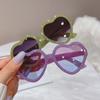 Cute Candy Color Hearts Kids Sunglasses Children Retro Pink Cartoon Sun Glasses Frame Girls Boys Baby Sunglasses UV400 Eyewear