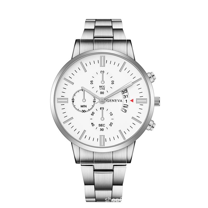 Men's Steel Belt Watch Quartz Watch Steel Belt Watch Live Broadcast Huaqiangbei Watch Imitation Mechanical Watch