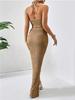2024 European & American Women's Slim Vest and Hip-Hugging Twisted Long Skirt Suit