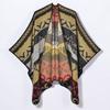 New scarf shawl women's fashion simple thickened jacquard warm cardigan