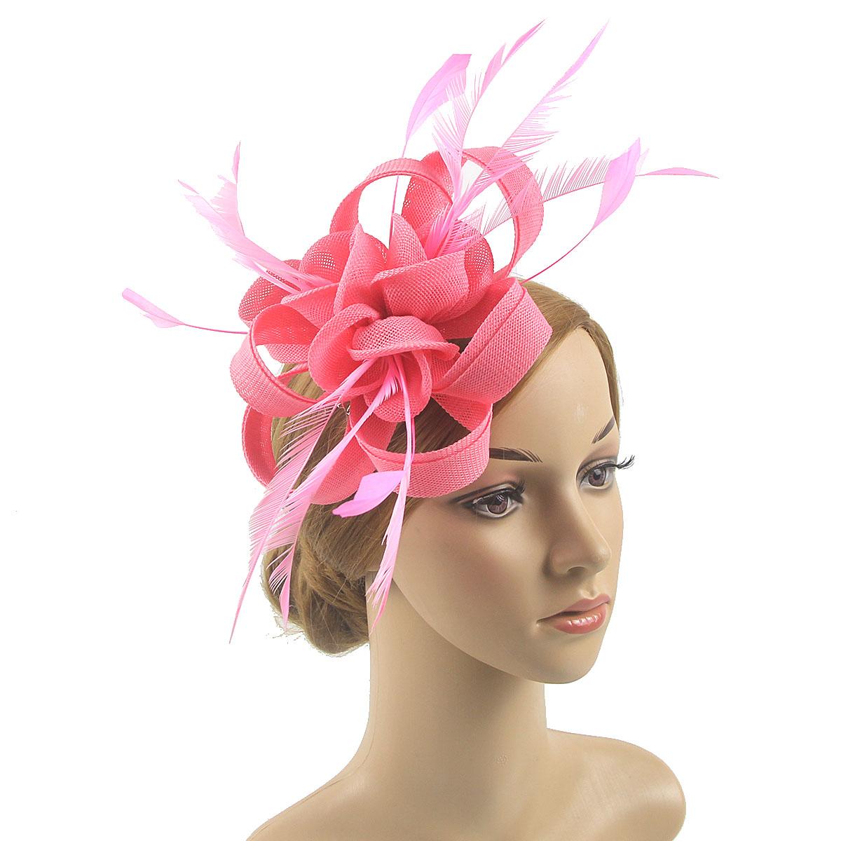 

Великий весільний чарівник з пір ям на пов язці Ladies Day Royal Ascot Races Aliceband Net рожевий