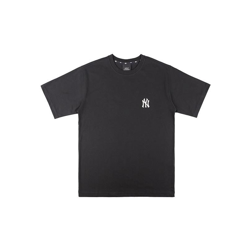 MLB New York Yankees Letter Print Short Sleeve T-Shirt Unisex tops Black 31TS33131-50L