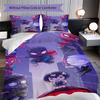 1PC Spider-Man Pattern Bedding Quilt Set Quilt Cover Pillowcase Home Decoration Birthday Gift (1 * Duvet Cover + 2 * Pillowcase, Without Core)
