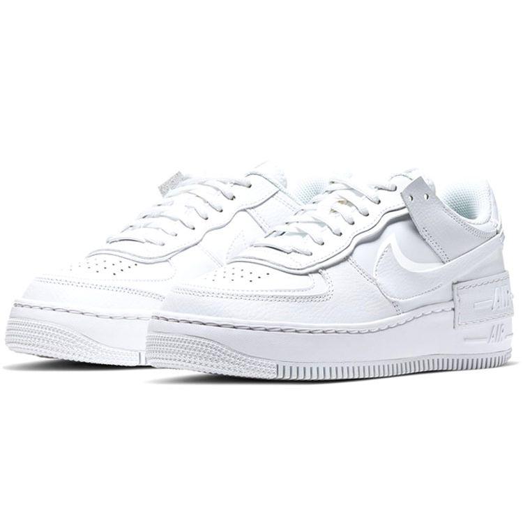 Nike Air Force 1 Shadow Triple White Damskie Sneakersy CI0919-100