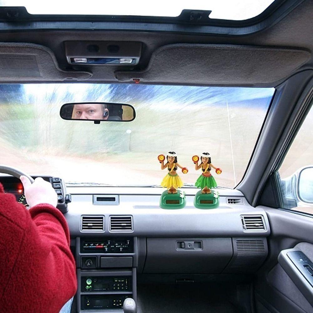 Model Hawaiian Girl Toys Solární Dekor palubní desky auta Nový Hula Girl Swinging Car Decor