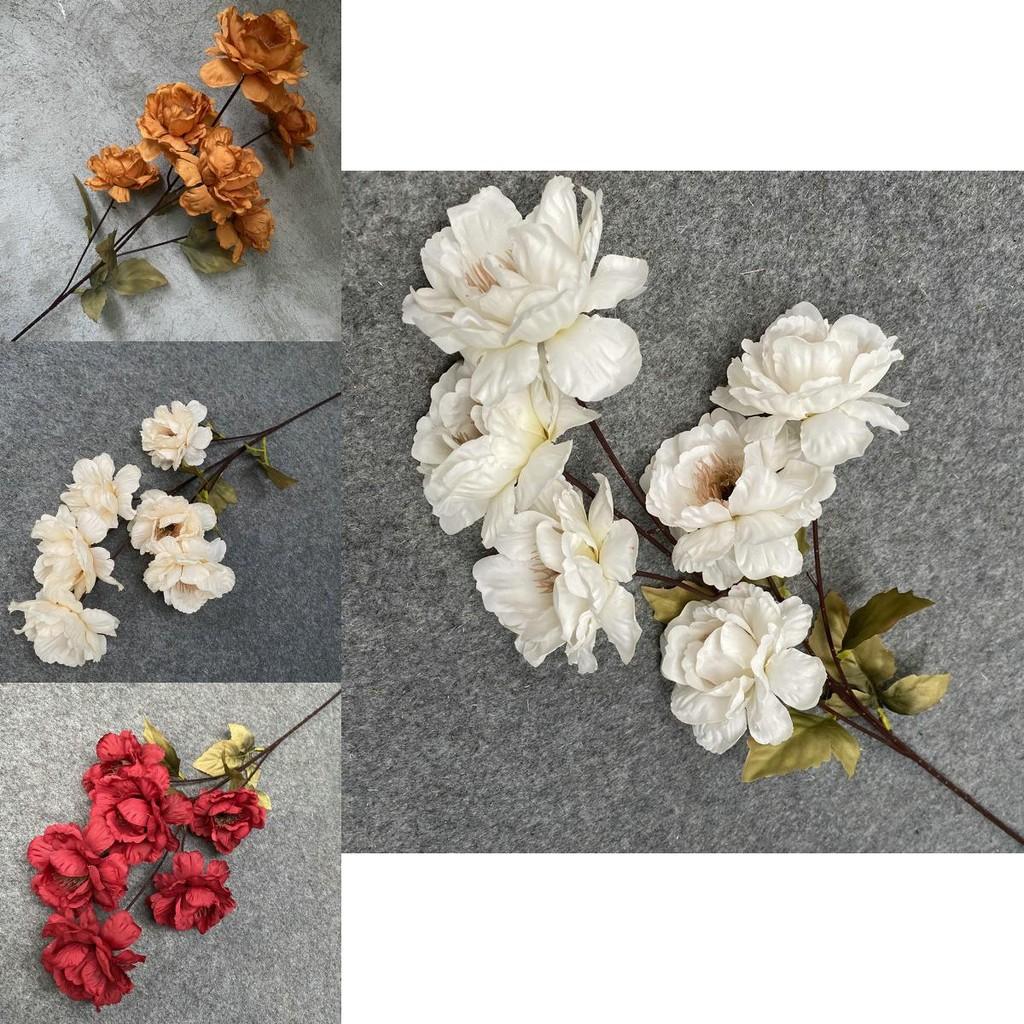 Simulated Peony Stems For Vase Decoration In Living Room Or Dining Area