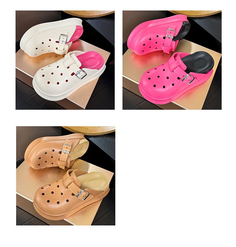 2026 Women's Summer EVA Closed-Toe Half-Slippers - Non-Smelly, Versatile, Fashionable Outdoor Footwear