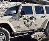 Punisher Pc 1 Skull Head Car Sticker Door Window Truck Car Stickers Styling