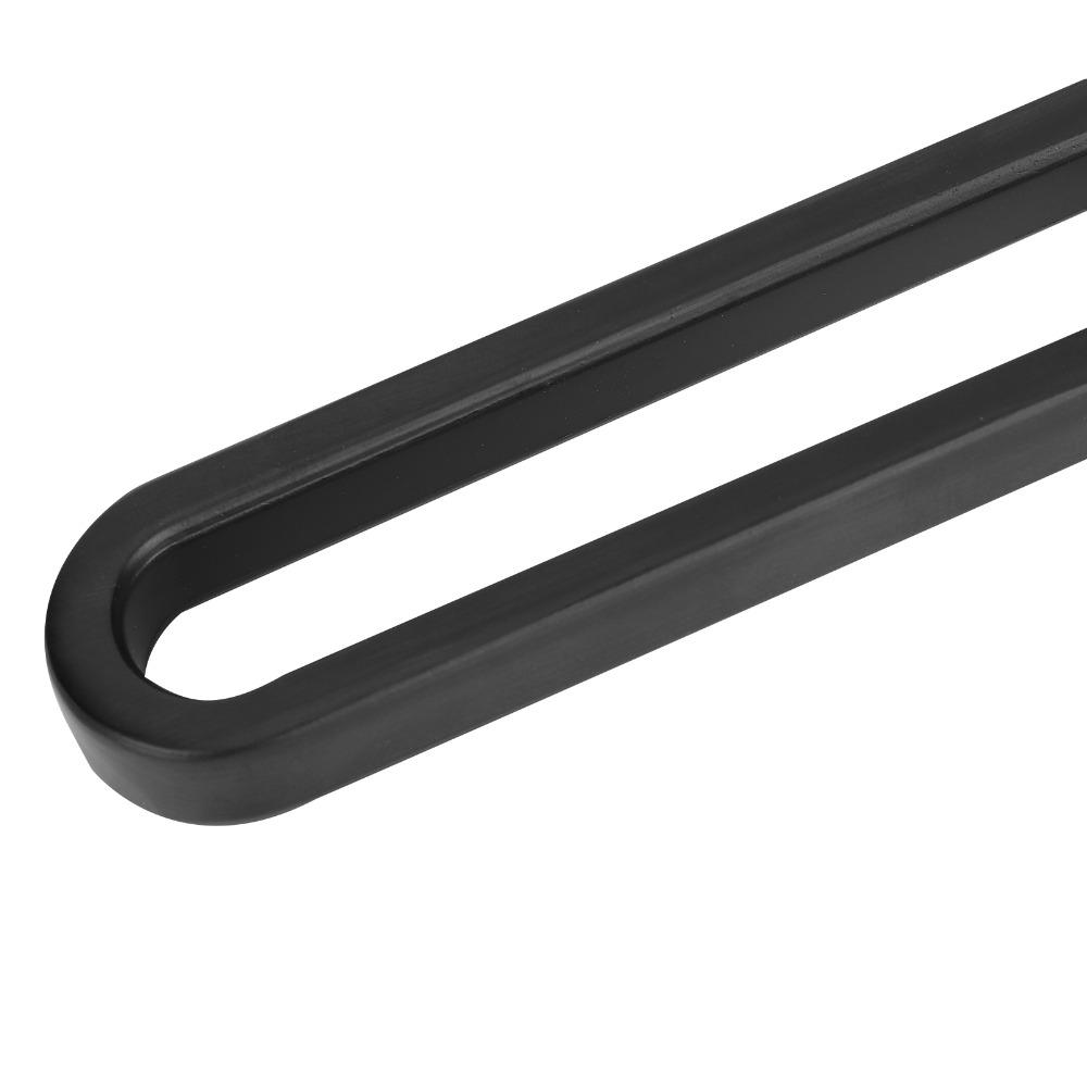 Zinc Alloy Door Security Latch Matte Black Anti-Theft Door Guard Sturdy Swing Bar Door Lock Hotel
