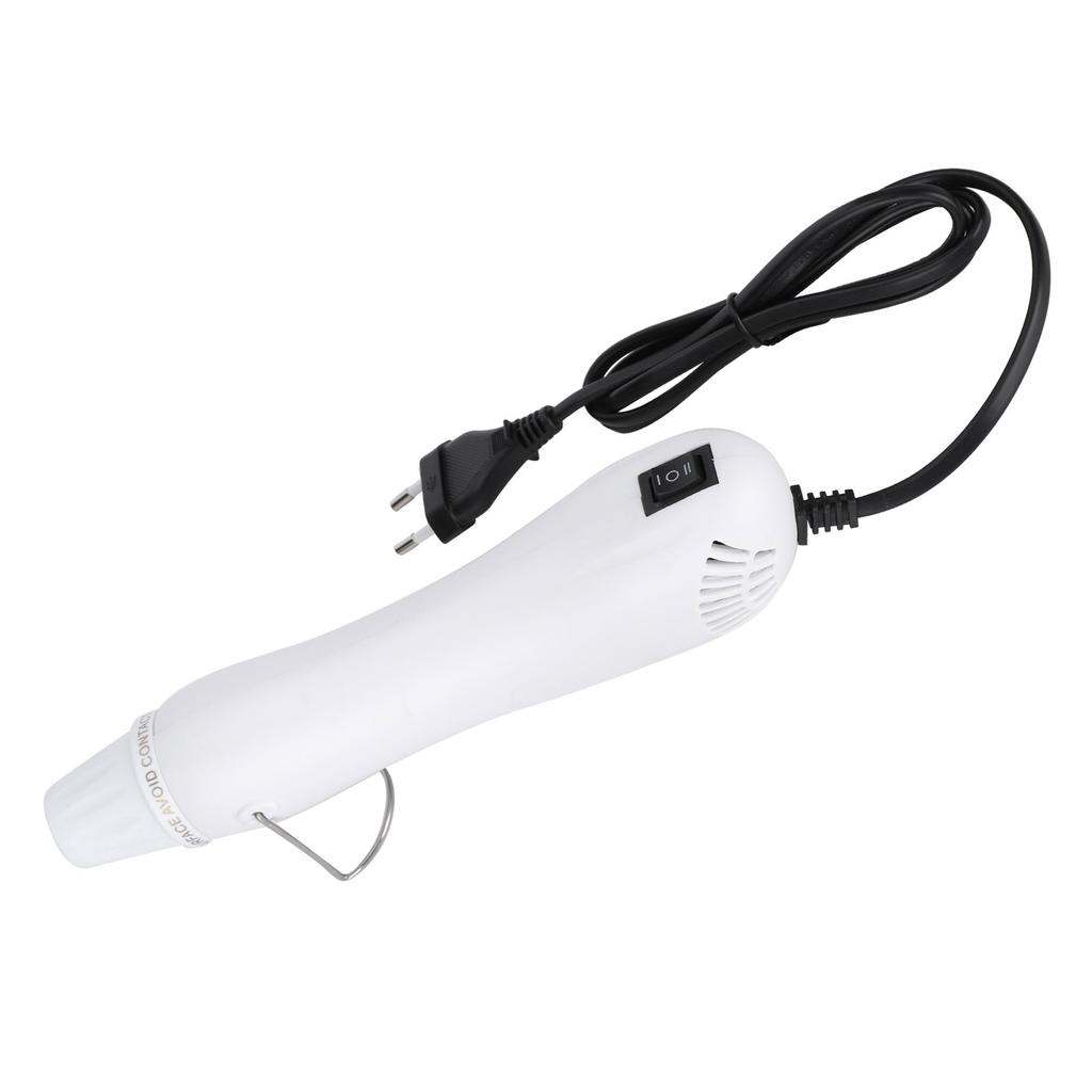 Hot Gun White Dual-Speed Heat Shrinkable Sheet Quick Setting Tool EU Plug 220V