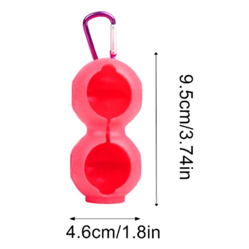 Double Storage Sleeve Golfs Balls Carriers Golfs Balls Holder Case Holder Clip Golfs Balls Holder Balls Marker Holder