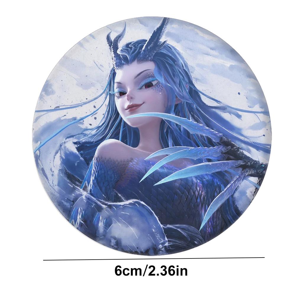 Odznak Brože Ne Zha Ao Bing Ao Guang Shen Gongbao Kreslená Brož Kovová Brož pro Oblečení Batoh Doplňky Dárek