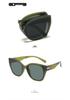 Collapsible High-End Fashion Sunglasses with UV Protection - European & American Style