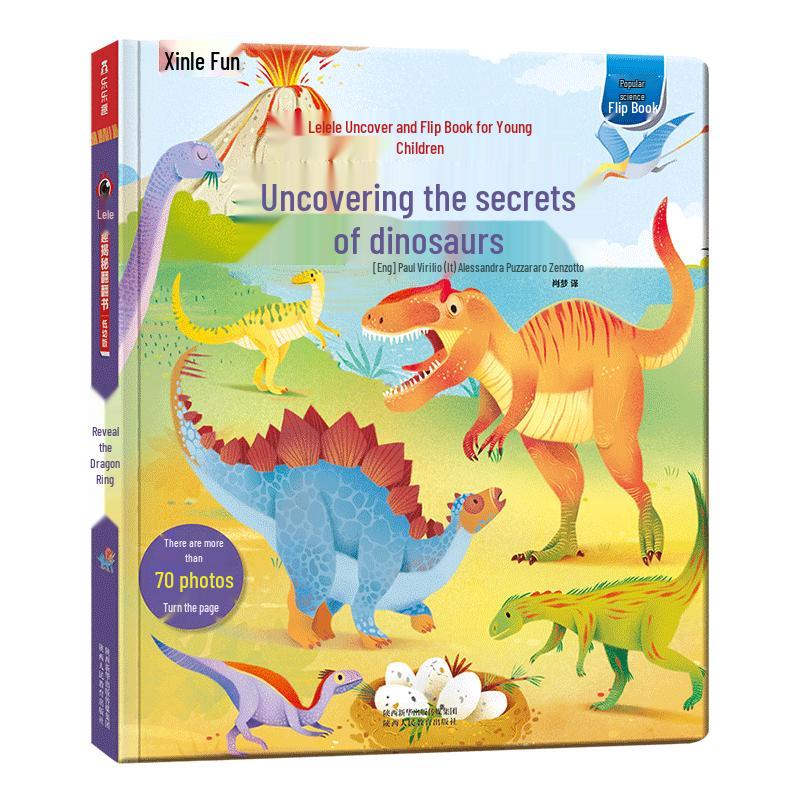 Uncover Dinosaurs: Interactive Flip & Pull-Tab Book