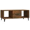 Vidaxl Stolik Kawowy, Przydymiony Dąb, 102X50X40 Cm