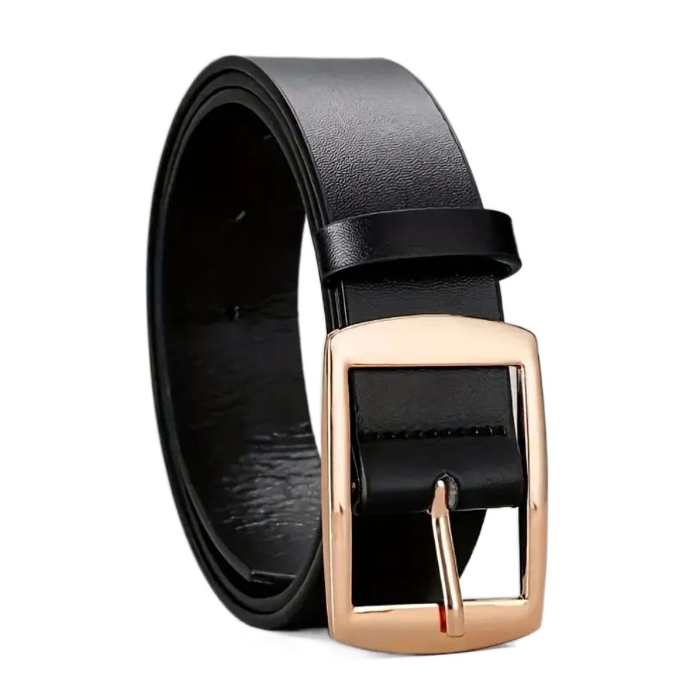 Casual Business Belt Luxury Metal Pin Buckle Belt Retro Waist Strap  For Man
