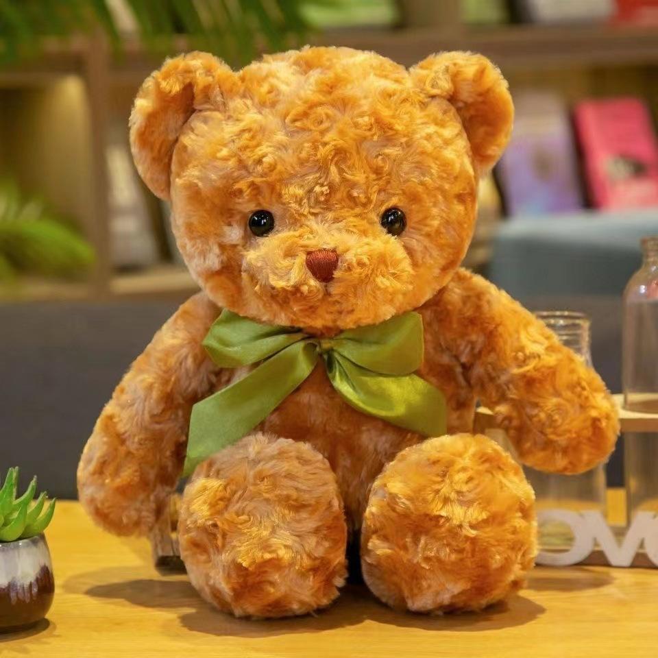 Bow Tie Teddy Bear Hug Bear Doll Plush Toy Grab Machine Doll Give Girl Birthday Gift Mini