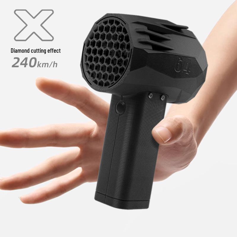 

Cross-Border MINI X64 Turbo Fan with 64-Core Brushless Motor and 20W Fast Charging 220x135x110mm