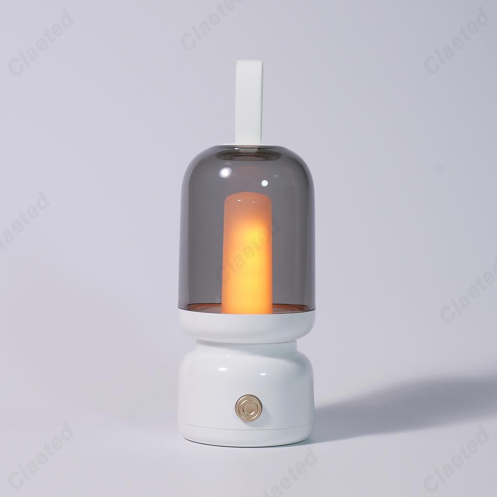 New Retro LED Portable Candlelight Nightlight Living Room Dining Room Bedroom Bedside Atmosphere Lighting Camping Portable Lamps