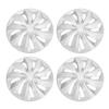 4PCS Wheel Rim Covers 15 Inch ABS Stylish R15 Hubcap Wheel Covers Replacement for Peugeot 208 Cars Truck SUV