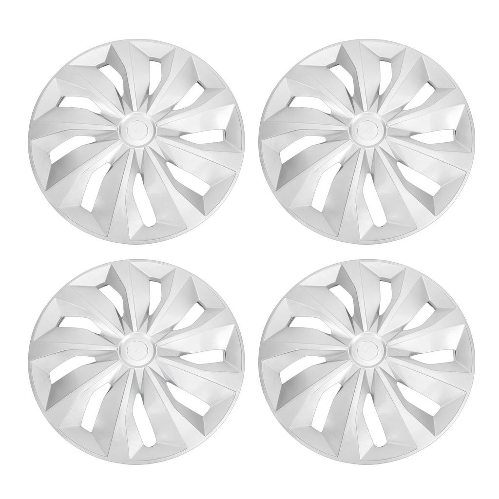 4PCS Wheel Rim Covers 15 Inch ABS Stylish R15 Hubcap Wheel Covers Replacement for Peugeot 208 Cars Truck SUV