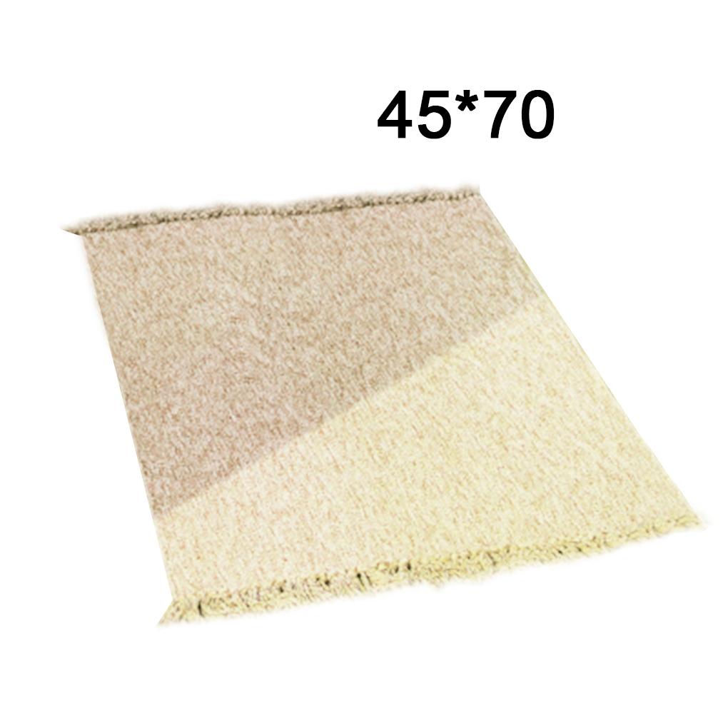 1PC Cotton Washable Non-slip Door Mat Floor Mat Kitchen Bath Rug Carpet