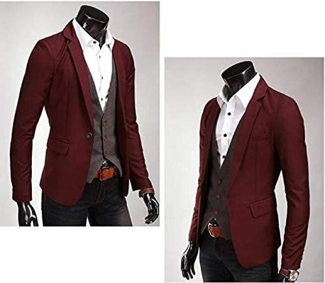 Bunte Langarmjacke, formelle Gentleman-Oberbekleidung, schlanke Einknopfjacke, Oraora, älterer Bruder, dünner, stilvoller Blazer für alle Jahreszeiten