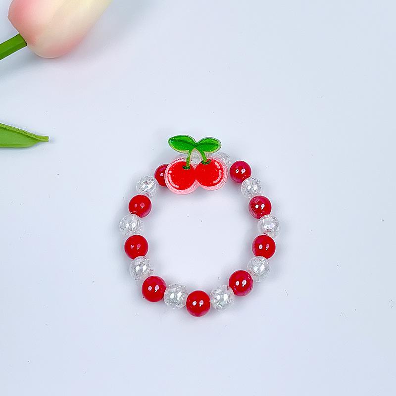 Cartoon Mermaid Pendant Beaded Bracelet for Girls