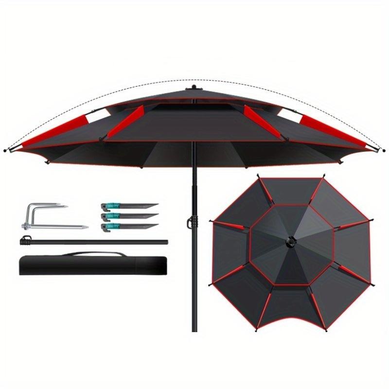 Folding Fishing Umbrella Enlarged, Fish Umbrella, Specially Designed for Fishing, Sun Protection and Rain Protection