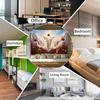 2D Christian Jesus Tapestry Religious Art Wall Hanging for Living Room