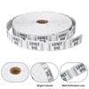 Lottery Roll Double Size Adhesize Paper Instantly Distribution Tokens For Trade Event And Educational Institutions