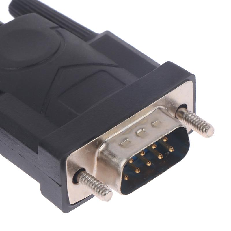 1Pc Usb Rs232 To Db 9-Pin Male Cable Adapter Converter Supports Win7-10 System