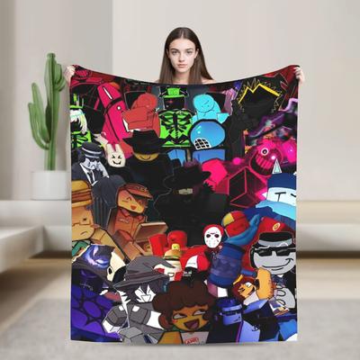 Forsakens Game Blankets Fleece Textile Decor Breathable Ultra-Soft Throw Blankets for Bedding Car Plush Thin Quilt