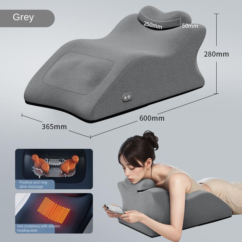 Electric Bed Pillow For Sleeping Kneading Cervical Neck Shoulders Waist And Abdomen Infrared Light Heating Massage Pillows